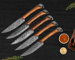 Image of Elevate Your Culinary Experience with Blacksteel: Explore Our Exquisite Damascus Steel Kitchen Knife Collection