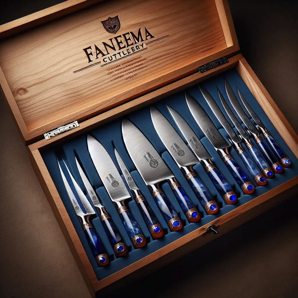 Shop for a Long-Lasting BlackSteel Damascus Kitchen Knife Set Today - BlackSteel Cutlery
